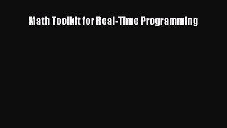 [PDF Download] Math Toolkit for Real-Time Programming [PDF] Online