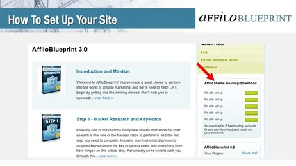step3 video2 how to setup yoursite - Affilorama