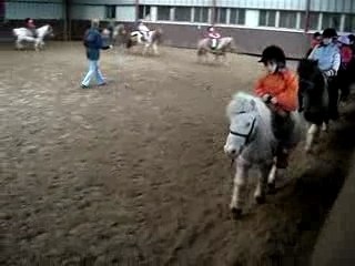 Vadim à son stage de poney