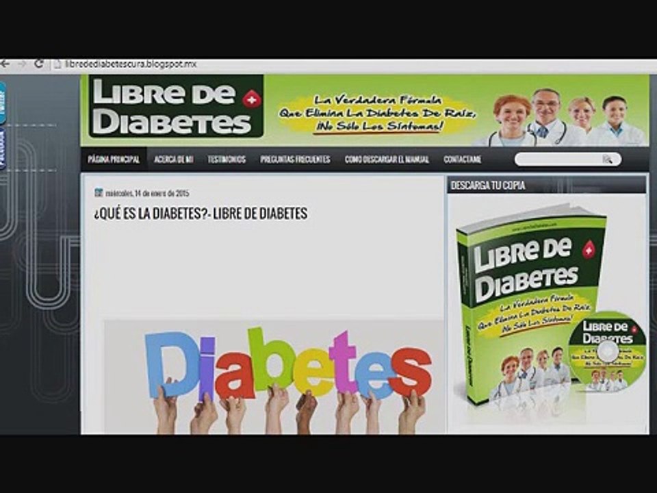 Libre de diabetes  descargar libre de diabetes