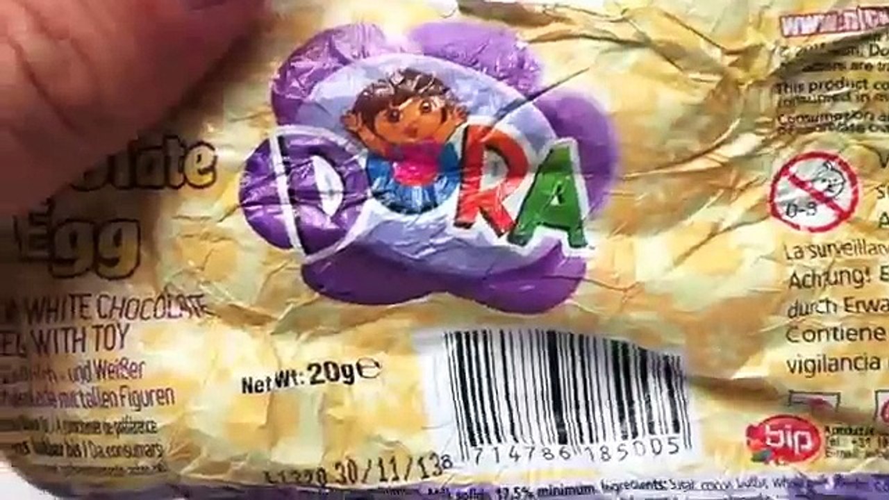 DORA THE EXPLORER Surprise Eggs Unboxing gift Chocolate toy Dora la exploradora