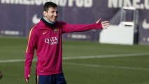 FC Barcelona training session: Final session before Atlético de Madrid