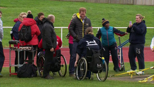 Prince Harry meets Invictus hopefuls