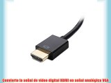 Cable Matters 113046 - Adaptador Activo chapado en oro HDMI a VGA Macho a Hembra con USB power