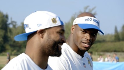 Fan Pass: Adrian Peterson wired at Pro Bowl practice
