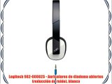 Logitech 982-000025 - Auriculares de diadema abiertos (reducci?n de ruido) blanco