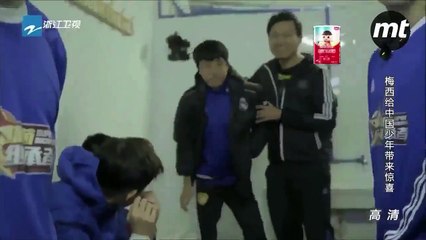 Fan del Madrid no quiso saludar a Messi