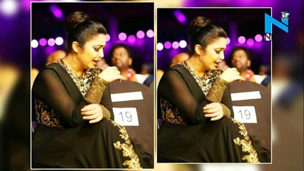 Actress Charmi Kaur cries hysterically at IIFA Utsavam