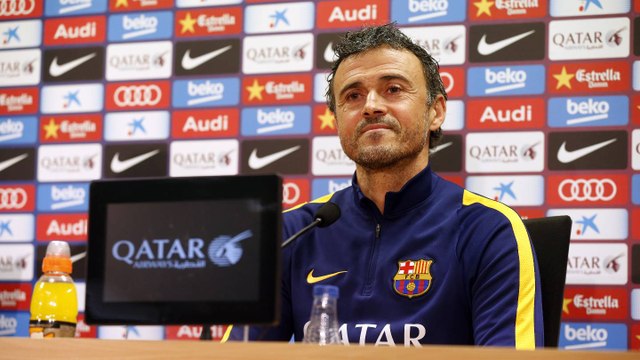 Luis Enrique: “Tenemos muchas ganas, pero no será un partido definitivo”
