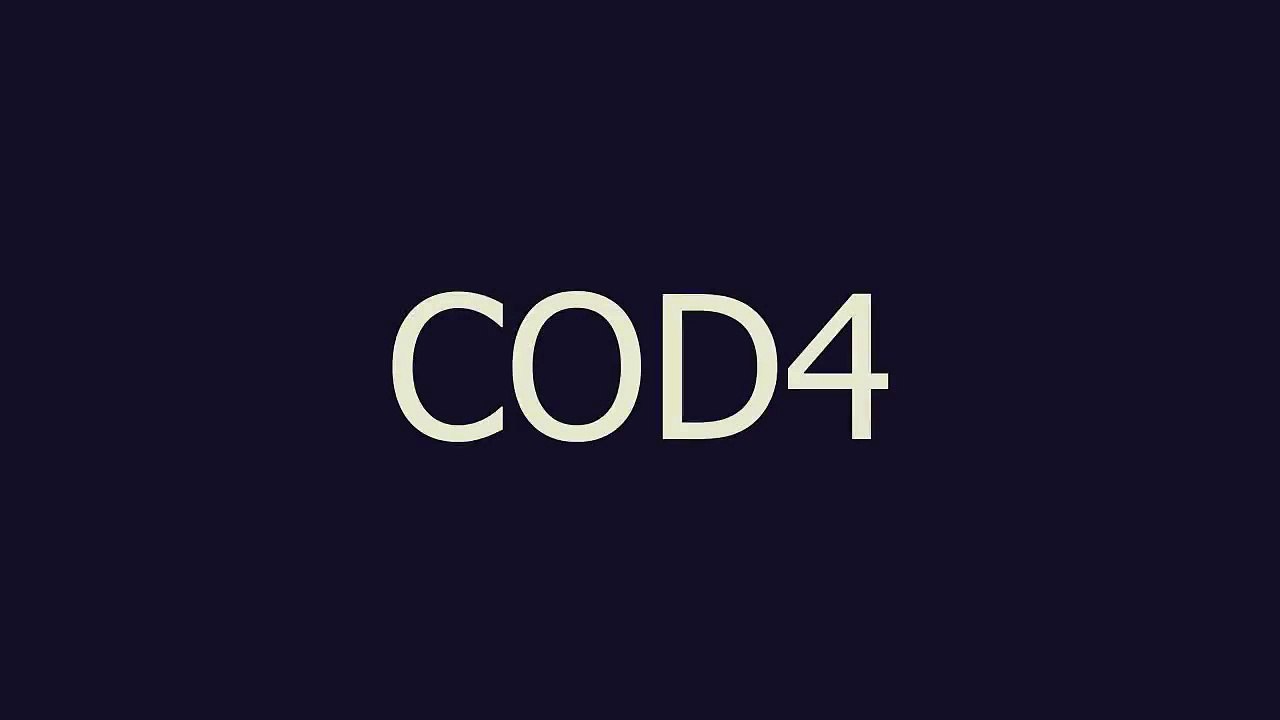 COD4 meaning and pronunciation