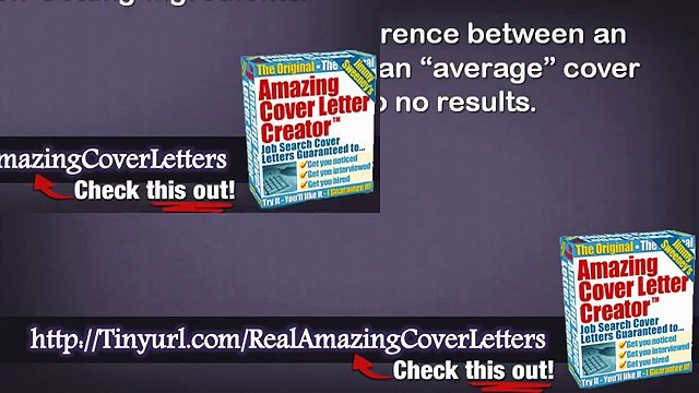 Amazing Cover Letters Creator And Does Amazing Cover Letters Work