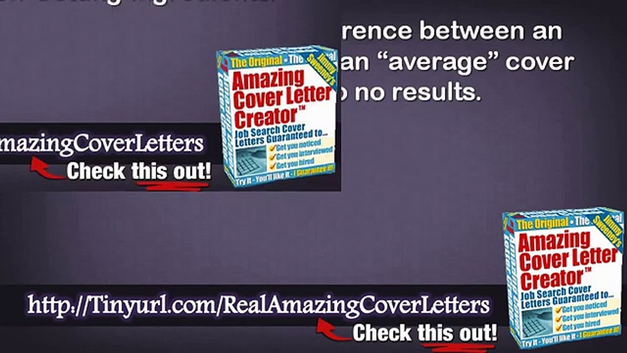 Amazing Cover Letters Creator And Does Amazing Cover Letters Work