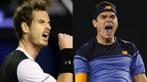 Andy Murray beats Milos Raonic in five sets to reach Australian Open final