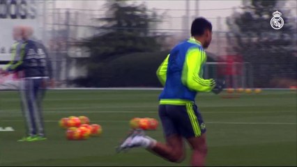James and Casemiro scored in training today, but who else found the back of the net