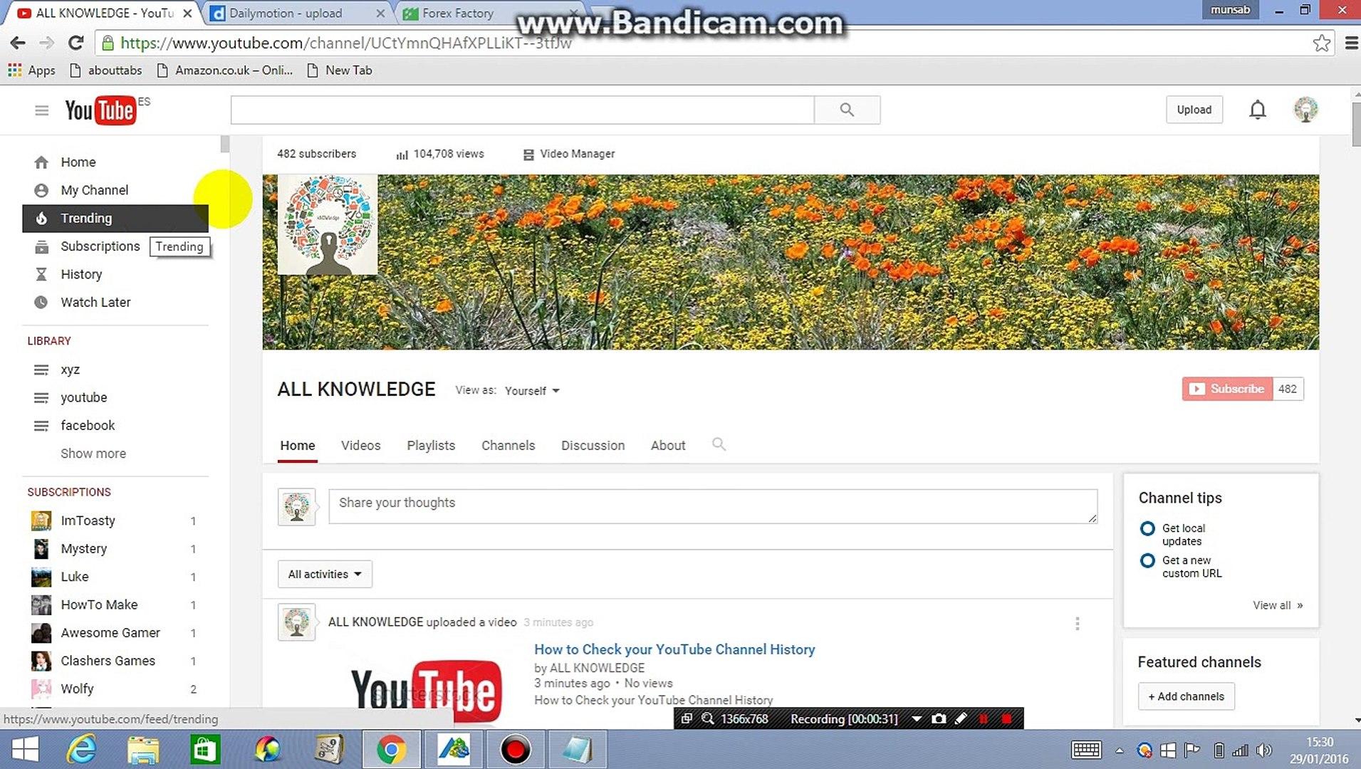 ⁣How to Check your YouTube Channel Total Watch time