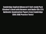 [PDF Download] Cambridge English Advanced 5 Self-study Pack (Student's Book with Answers and