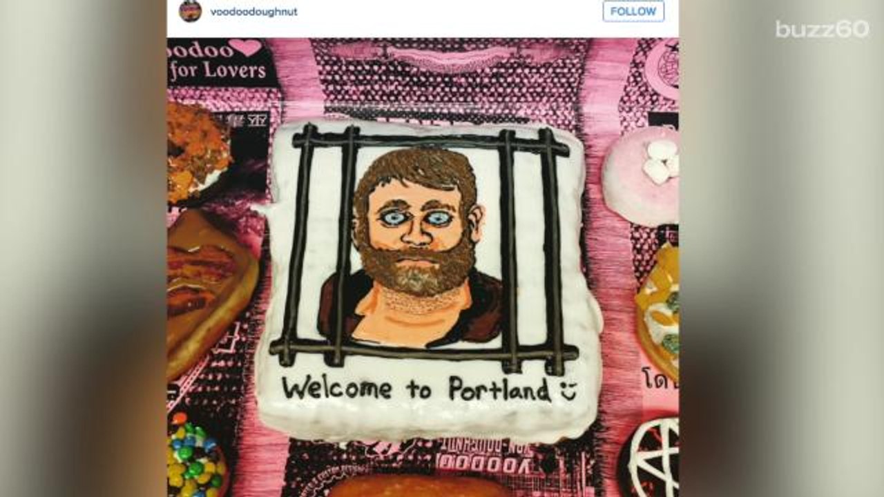 Voodoo Doughnut's tribute to militia leader's arrest