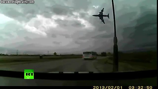 Dramatic footage: Cargo Boeing 747 crashes at Bagram Airfield Big Planes
