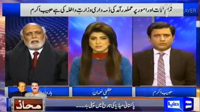 Haroon Rasheed analysis on Khursheed Shah's press conference and warning to Ch N