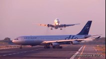 [FULL HD] UTair Aviation 767-300 NEAR MISS? GO AROUND at Barcelona-El Prat Big Planes