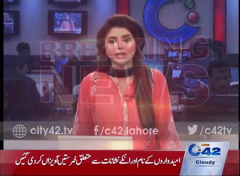 Lahore metropolitan seats signs allotted to candidate