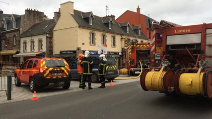 Fuite de gaz à Paimpol
