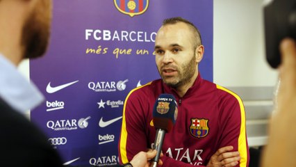 Iniesta: " Será una semifinal complicada contra el Valencia"