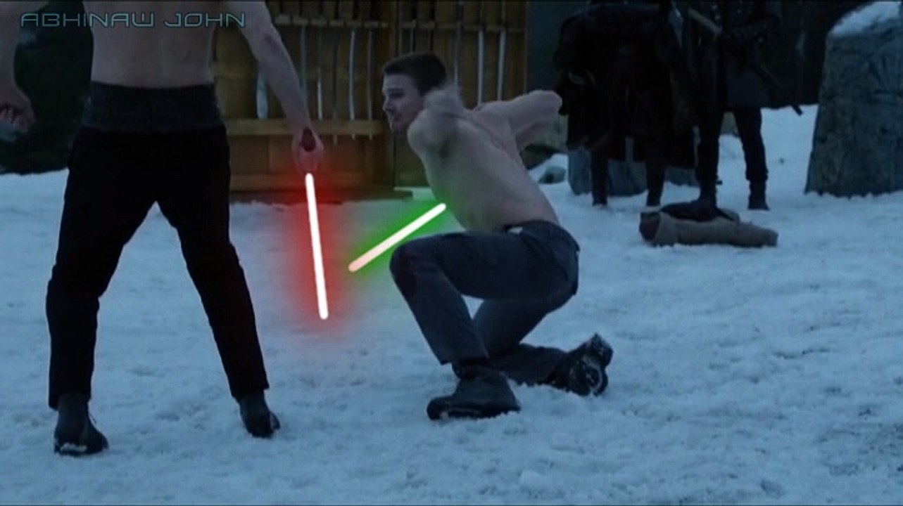 Arrow Wars : Star Wars + Arrow Light Saber Duel