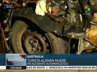 Australia: turista alemán muere en accidente automovilístico