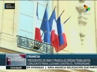 Irán y Francia acuerdan trabajar en conjunto contra el terrorismo