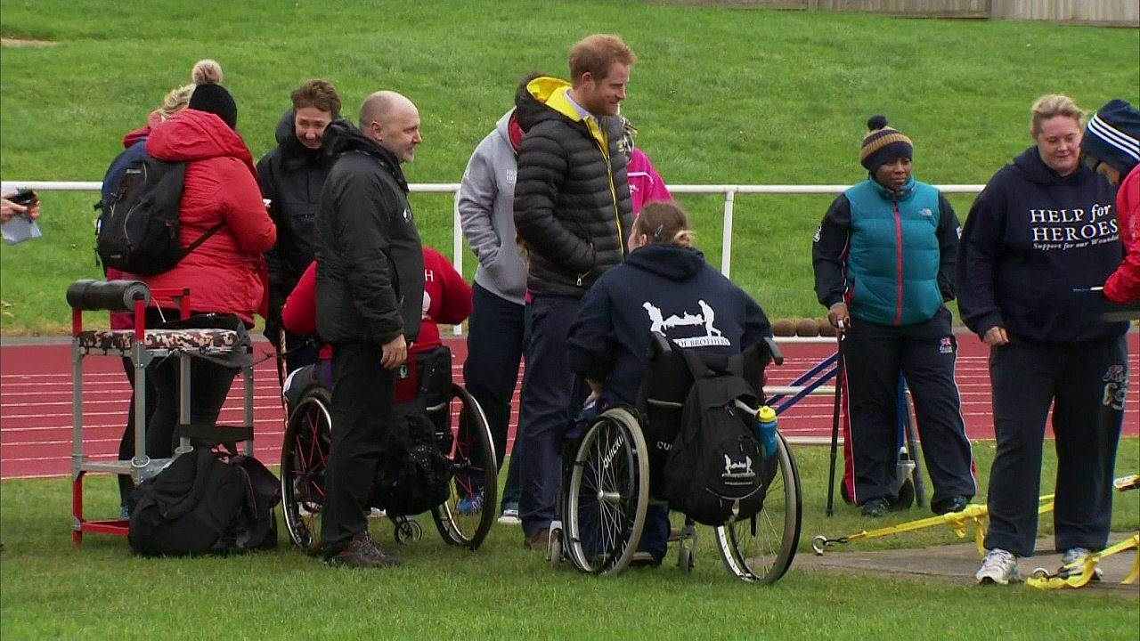 Prince Harry marks 100 days until Invictus Games
