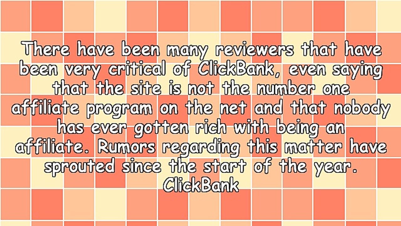 "The Rumors Of My Death Have Been Greatly Exaggerated" - ClickBank Rumors Uncovered