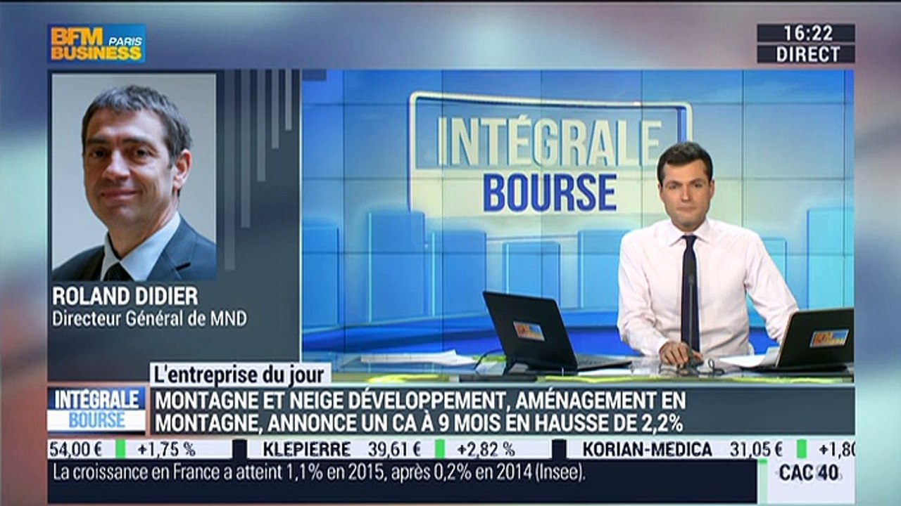 MND: "Nous avons connu une belle croissance et...