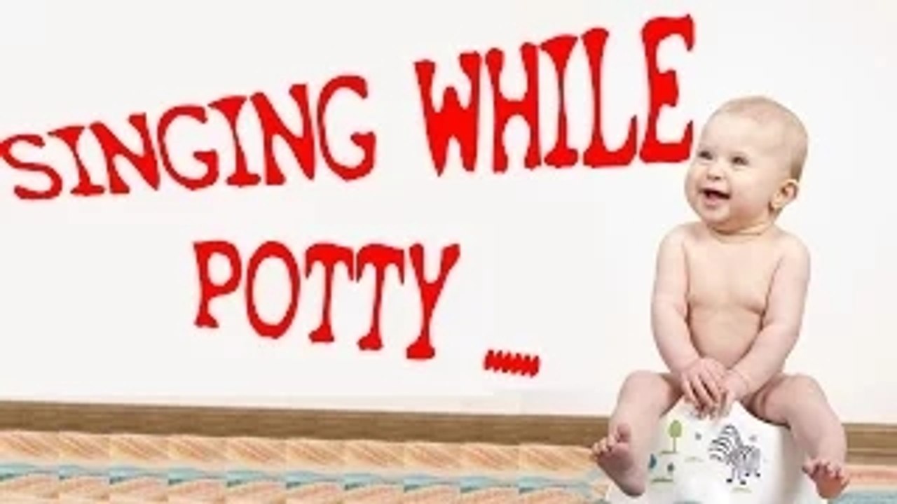 Funny baby singing on potty chair goes viral on whatsapp
