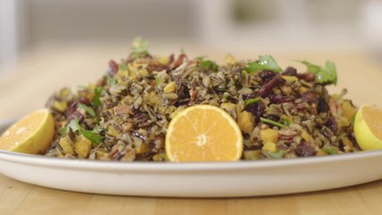 Wild rice holiday side dish