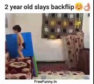 2 Years Old Slays Backflip