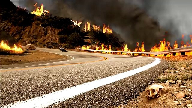 Honda CBR 600 Lowside Motorcycle Crash