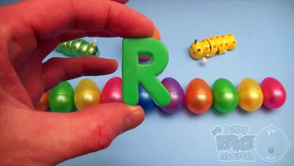 Monsters University Surprise Egg Learn-A-Word! Spelling Fruit! Lesson 13