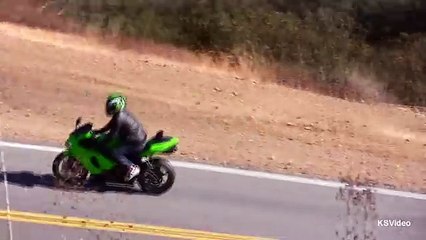 Motorcycle Crash - Yamaha R1 Lowside crash on Mulholland Hwy near Malibu