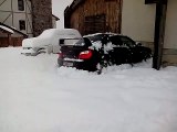 Subaru Impreza WRX STi New Year's snow