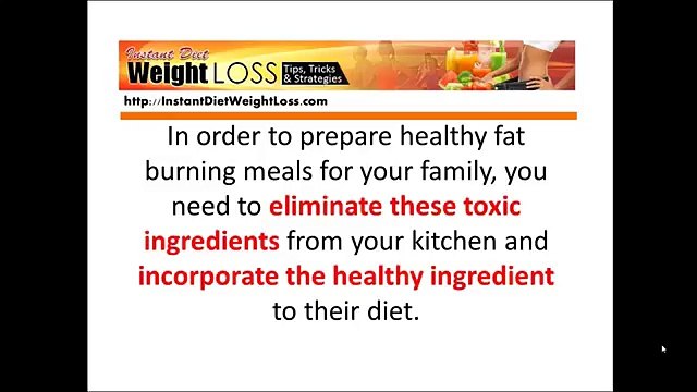 Family friendly fat burning meals review - How to prepare healthy family friendly fat buning meals