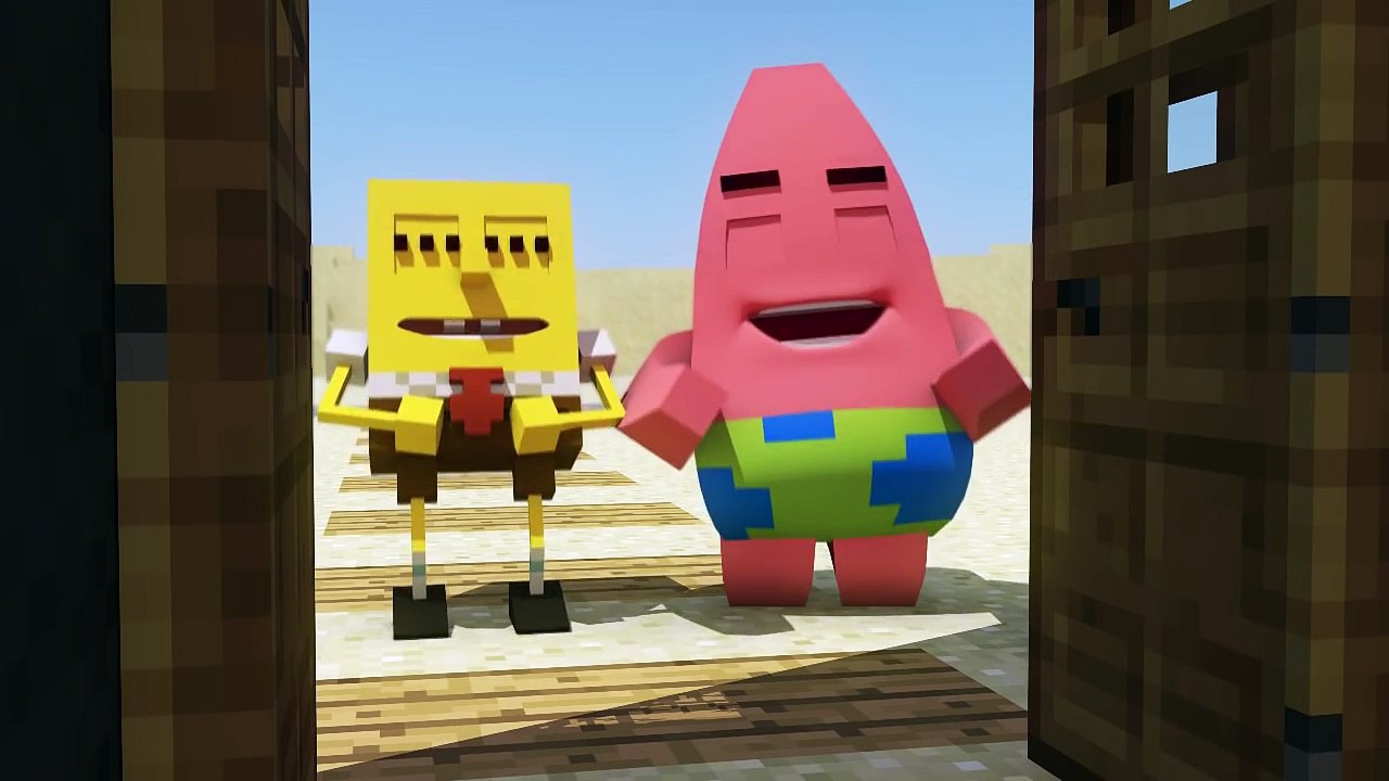 Spongebob in Minecraft Animation