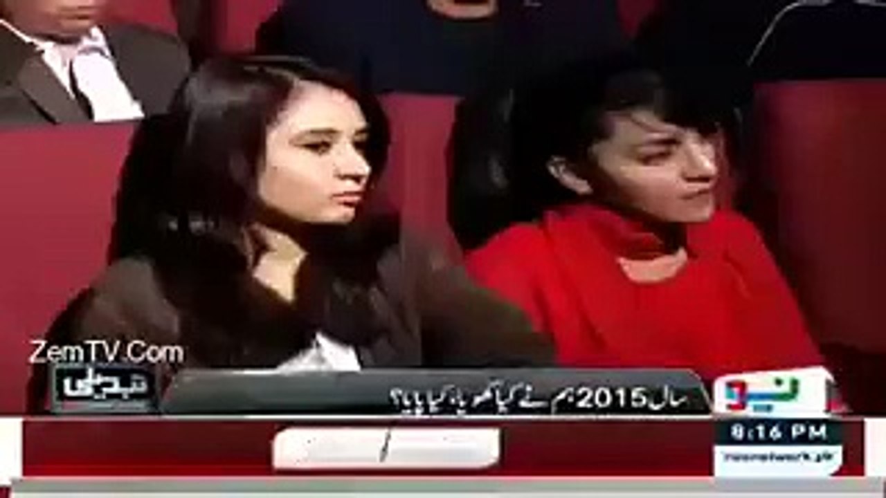 reham khan very funny answer to boy in show.