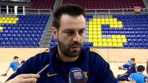 Ricard Muñoz y Lucas Ordoñez, previa Barça Lassa  - Enrile PAS Alcoi [ESP]