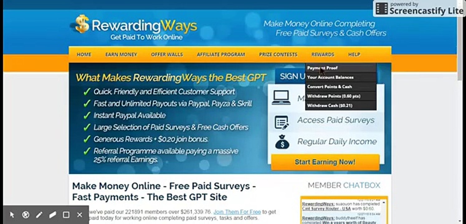 cash for surveys website paypal paying