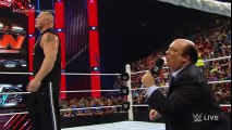 The Undertaker crashes Brock Lesnar's homecoming celebration- Raw, Aug. 17, 2015 -