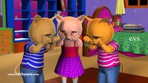 Three Little Kittens & Five Little Kittens Jumping on the Bed - 3D Rhymes & Songs for Children