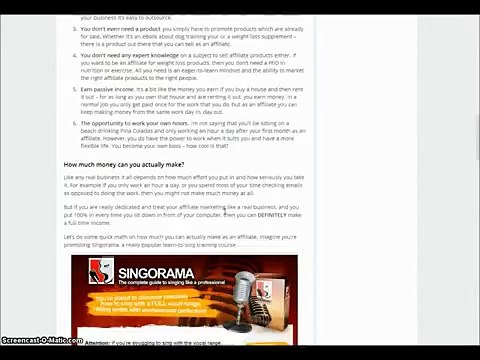 Affilorama Affilorama Free Affiliate Marketing Training