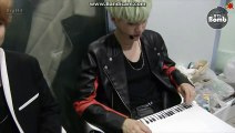 [Bangtan Bomb] Jimin draw a piano for SUGA