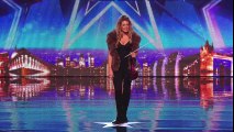 Posh violinist Lettice Rowbotham gives the Judges something new - Britain's Got Talent 2014